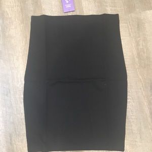 Seraphine black maternity pencil skirt